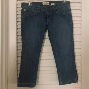 Y2K vintage Designer Frankie B cropped side zipper detail